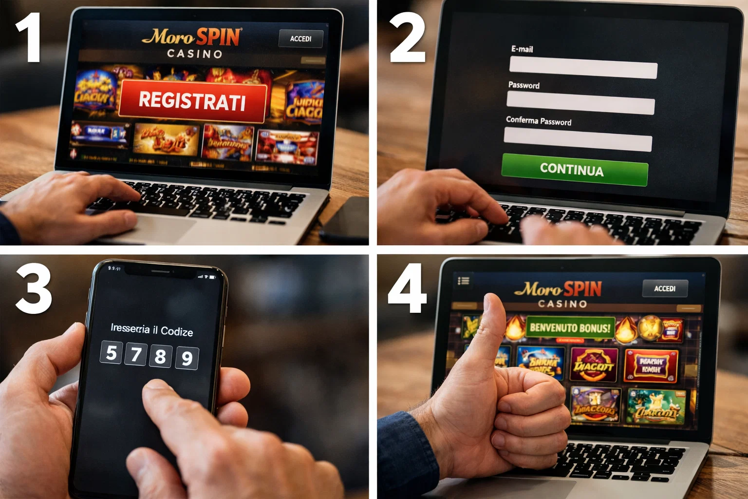 Moro Spin Casino Registrazione: Come Creare Un Account Passo Dopo Passo